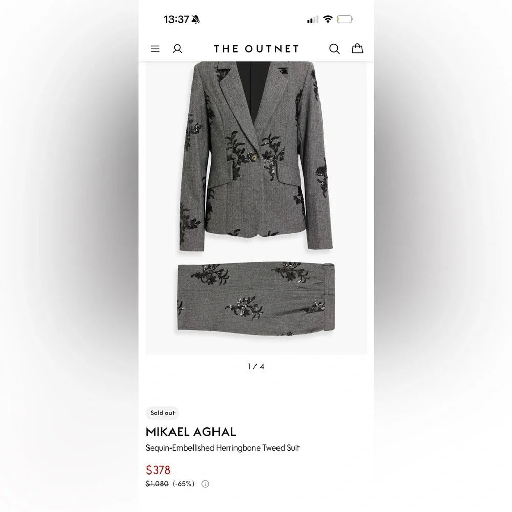 Mikael Aghal suit set, Blazer & Trouser Set
